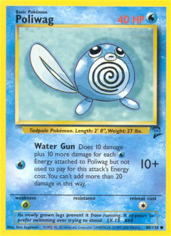 Poliwag B2-88 Common Near Mint Englisch