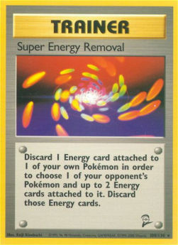 Super Energy Removal B2-108 Rare Light Played Englisch