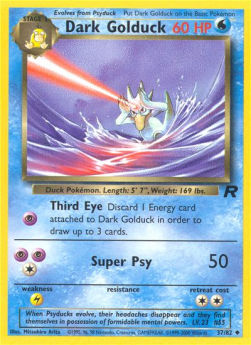 Dark Golduck TR-37 Uncommon Poor Englisch