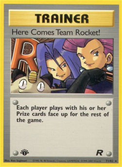 Here Comes Team Rocket! TR-71 Rare Poor Englisch