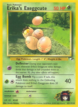 Erika's Exeggcute GH-43 Uncommon Played Englisch