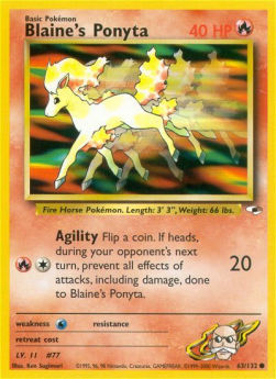 Blaine's Ponyta GH-63 Common Played Englisch