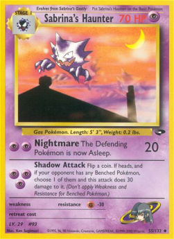 Sabrina's Haunter GC-55 Uncommon Light Played Englisch