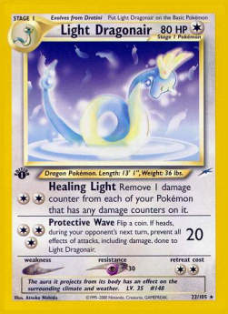 Light Dragonair NDE-22 Rare Light Played Englisch