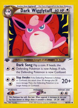 Dark Wigglytuff NDE-40 Uncommon Good Englisch