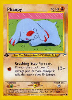 Phanpy NDE-76 Common Excellent Englisch