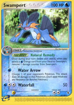 Swampert (Natural Remedy) RS-23 Rare Played Englisch