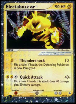 Electabuzz ex RS-97 Ultra Rare Light Played Englisch