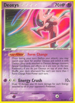 Deoxys DX-17 Rare Light Played Deutsch