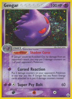 Gengar LM-5 Holo Rare Poor Englisch
