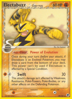 Electabuzz δ Delta Species DF-29 Uncommon Played Englisch