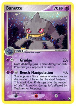 Banette PK-4 Holo Rare Played Deutsch Reverse Holo