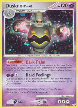 Dusknoir Lv.42 DP-2 Holo Rare Good Englisch
