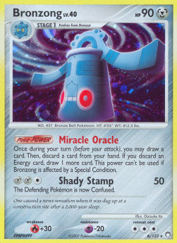 Bronzong Lv.40 MT-6 Holo Rare Played Deutsch