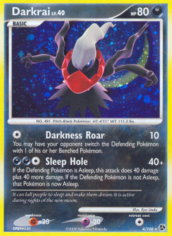 Darkrai Lv.40 GE-4 Holo Rare Light Played Englisch