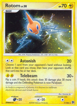 Rotom Lv.38 GE-7 Holo Rare Light Played Deutsch