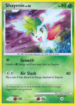 Shaymin Lv.56 PL-15 Holo Rare EX Deutsch