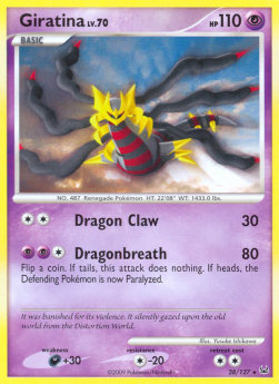 Giratina Lv.70 PL-28 Rare Good Deutsch