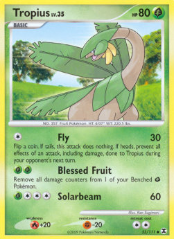 Tropius Lv.35 RR-52 Uncommon Good Deutsch