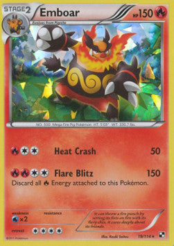 Emboar BLW-19 Holo Rare PL Englisch