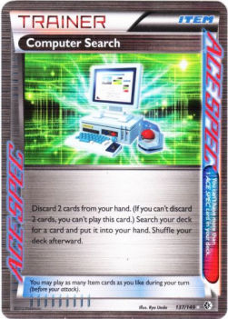Computer Search BCR-137 Holo Rare Light Played Englisch