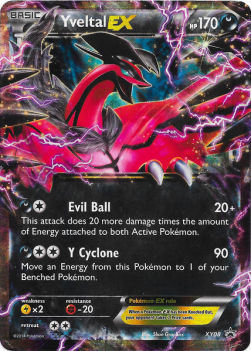 Yveltal EX XYPR-08 Promo Poor Englisch