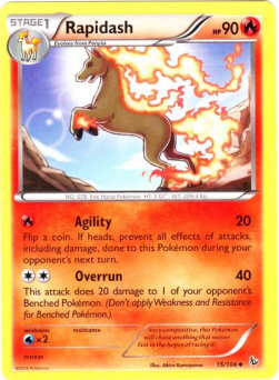 Rapidash FLF-15 Uncommon Poor Englisch