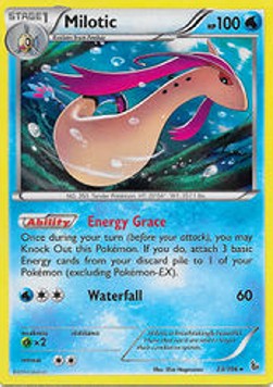 Milotic FLF-23 Holo Rare Light Played Englisch