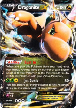 Dragonite EX FFI-74 Ultra Rare Played Deutsch