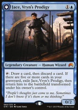 Jace, Wunderkind von Vryn // Jace, der entfesselte Telepath ORI-60 Mythic Excellent Deutsch