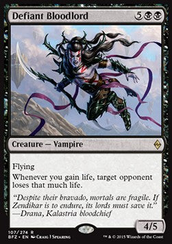 Defiant Bloodlord BFZ-107 Rare Good Englisch