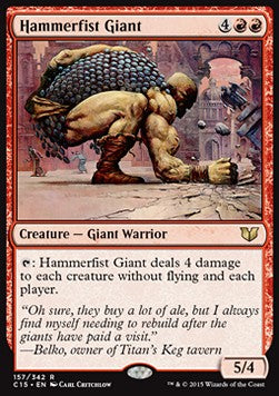 Hammerfist Giant C15-157 Rare Near Mint Englisch