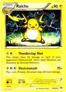 Raichu BKT-49 Rare Light Played Deutsch