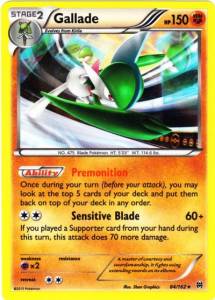 Gallade BKT-84 Holo Rare Good Englisch