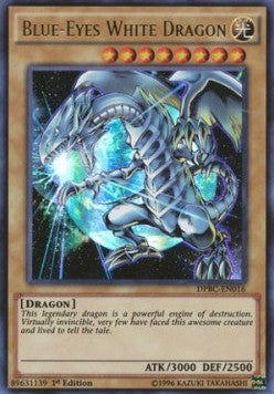 Blauäugiger w. Drache DPBC-DE016 Ultra Rare Excellent Deutsch 1. Auflage