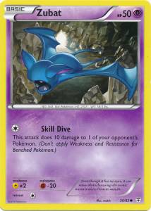 Zubat GEN-30 Common Light Played Englisch Reverse Holo