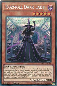 Kozmoll Dunkeldame SHVI-083 Secret Rare Light Played Deutsch 1. Auflage