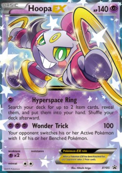 Hoopa EX XYPR-85 Promo Light Played Deutsch