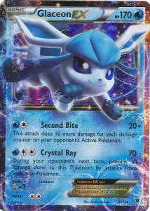Glaceon EX FCO-20 Ultra Rare Good Englisch