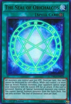 Das Siegel von Orichalcos DRL3-DE070 Ultra Rare Near Mint Deutsch 1. Auflage