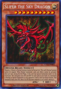 Slifer der Himmelsdrache CT13-001 Secret Rare Excellent Deutsch