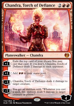 Chandra, Torch of Defiance KLD-110 Mythic Near Mint Englisch