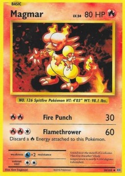 Magmar EVO-20 Uncommon Good Englisch Reverse Holo