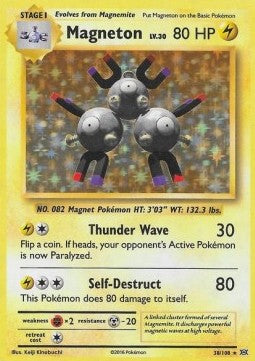 Magneton EVO-38 Holo Rare Played Deutsch