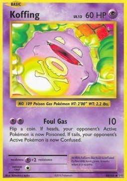 Koffing EVO-50 Uncommon Played Englisch