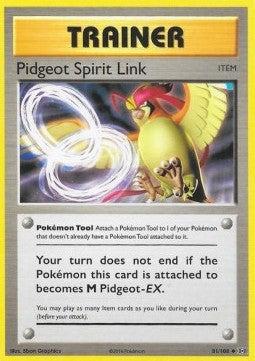 Pidgeot Spirit Link EVO-81 Uncommon Excellent Englisch Reverse Holo