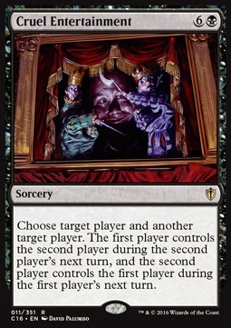 Cruel Entertainment C16-11 Rare Excellent Englisch