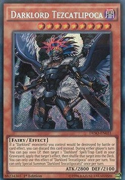 Finsterlord Tezcatlipoca DESO-031 Secret Rare Near Mint Deutsch 1. Auflage
