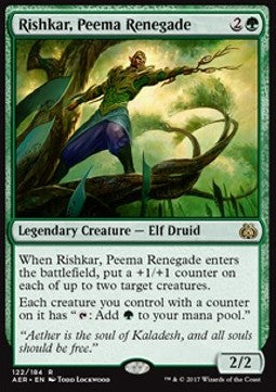 Rishkar, Peema Renegade AER-122 Rare Excellent Englisch Foil
