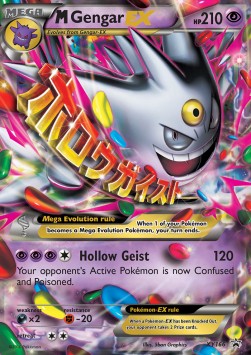 MGengar EX XYPR-166 Promo Light Played Englisch